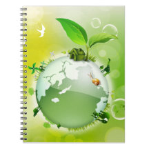 Ecology : the earth is our house - spiral notebook