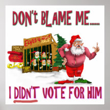 Economic Santa Poster VERY FUNNY