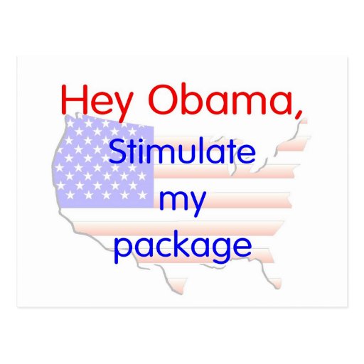 ECONOMIC STIMULUS PACKAGE POST CARD