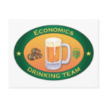 Economics Drinking Team Postcards
