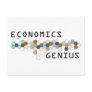 Economics Genius Postcard