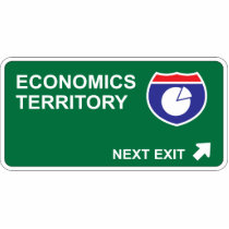 Economics Next Exit photo sculptures