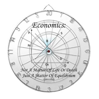 Economics Not Matter Of Life Or Death Equilibrium Dart Board
