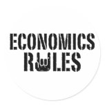 Economics Rules Stickers