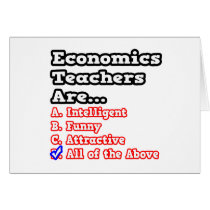 Economics Teacher Quiz...Joke cards