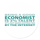Economist 3% Talent Round Sticker