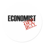 ECONOMIST LIGHT ROUND STICKER