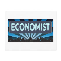 Economist Marquee Postcard