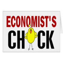 Economist’s Chick cards by professiongifts Economist’s Chick cards