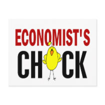 Economist’s Chick postcards by professiongifts Economist’s Chick postcards