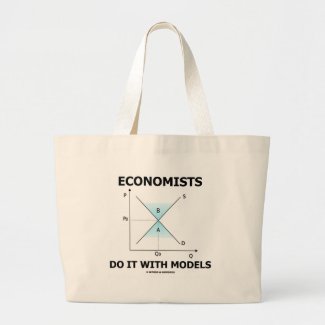 Economists Do It With Models (Economics Humor) Bag
