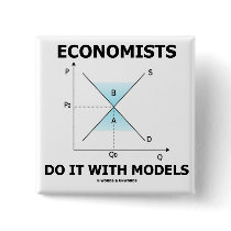 Economists Do It With Models (Economics Humor) buttons