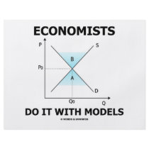 Economists Do It With Models (Economics Humor) flyers by wordsunwords Economists Do It With Models (Economics Humor) flyers