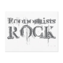 Economists Rock postcards by busybrain Economists Rock postcards