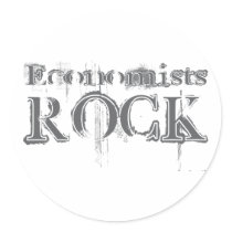 Economists Rock stickers by busybrain Economists Rock stickers