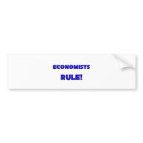 Economists Rule! bumper stickers by professions Economists Rule! bumper stickers
