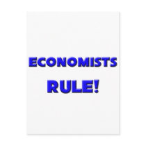 Economists Rule! postcards by professions Economists Rule! postcards