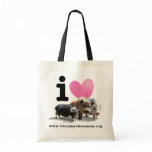 Economy I <3 Pigs Tote Tote Bags