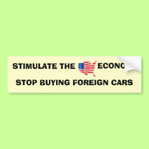 ECONOMY IN THE US.. bumper stickers by trish1968 ECONOMY IN THE US.. bumper stickers