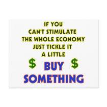 ECONOMY post card postcards