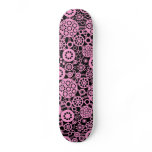Ecosystem - Pink on Black Skate Decks
