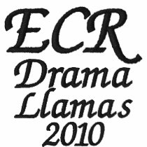 ECR Drama Llamas 2010 embroidered shirts by gabriellecullen ECR Drama Llamas 2010 embroidered shirts
