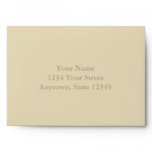 Ecru Envelope with Custom Address