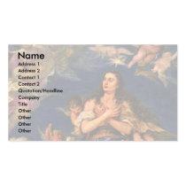 Ecstasy Of Saint Magdalen Business Card Template