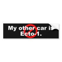 Ecto-1 Bumper Sticker bumper stickers