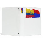 Ecuador and Chimborazo waving flags Vinyl Binder