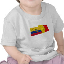 Ecuador and Pichincha waving flags T-shirts