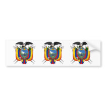 Ecuador. Coat of Arms Bumper Stickers
