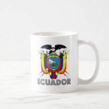 Ecuador Coat of Arms Coffee Mugs