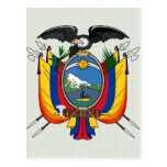 Ecuador Coat of Arms detail Post Card