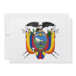Ecuador. Coat of Arms Custom Invitations