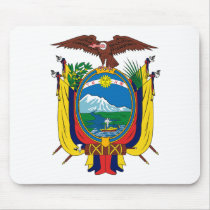 Ecuador Coat of Arms Mousepad