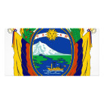 Ecuador coat of arms personalized photo card