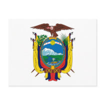 Ecuador Coat of Arms Postcard