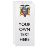 Ecuador. Coat of Arms Full Color Rack Card