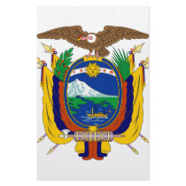 Ecuador coat of arms stationery