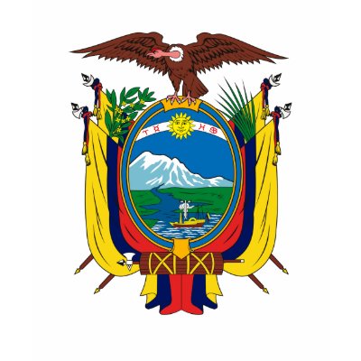 Ecuador Coat of Arms T-shirt by FlagTshirts