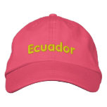 Ecuador Custom Hat Embroidered Hats
