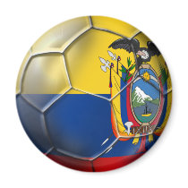 Ecuador Elt Tri soccer futbol ball gifts magnets