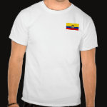 Ecuador Flag Map Basic T-Shirt