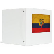 Ecuador Flag 3 Ring Binders