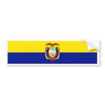 Ecuador Flag bumper stickers
