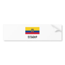 Ecuador Flag bumper stickers