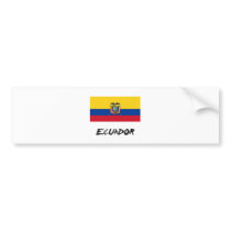 Ecuador Flag bumper stickers