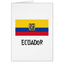 Ecuador Flag cards