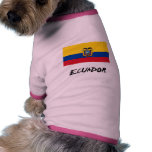 Ecuador Flag Doggie T-shirt